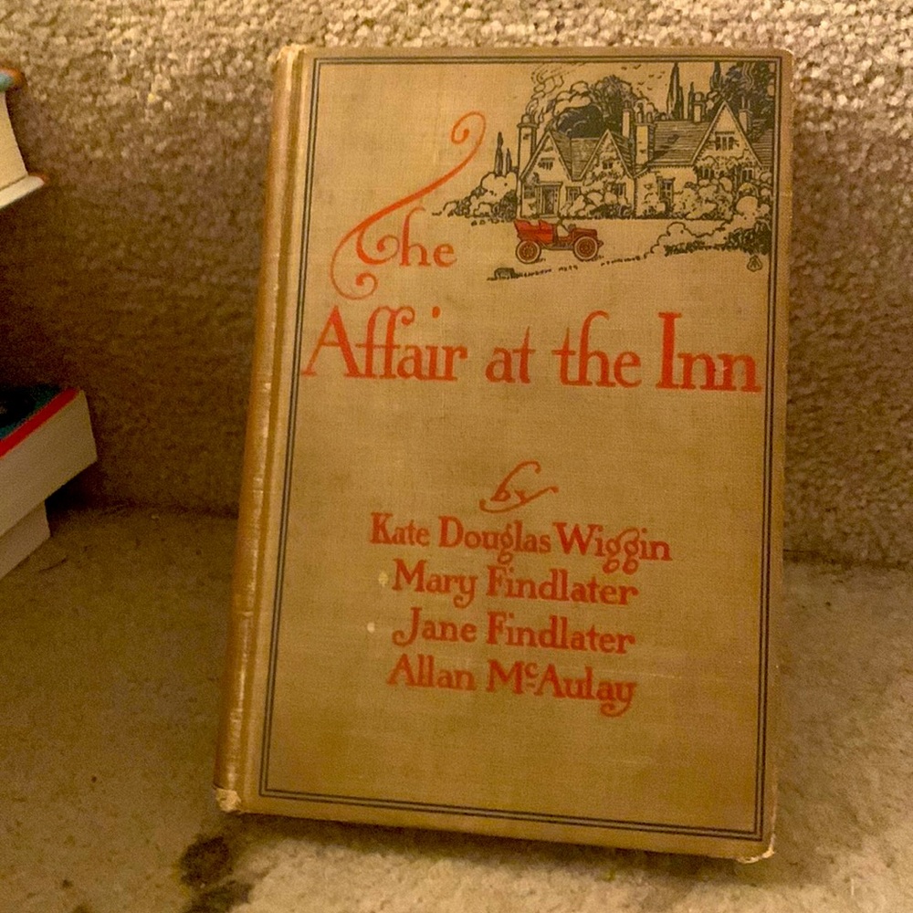 Vintage book The affair at the inn book first edition Printed in 1904.
